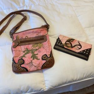 Purse and wallet set